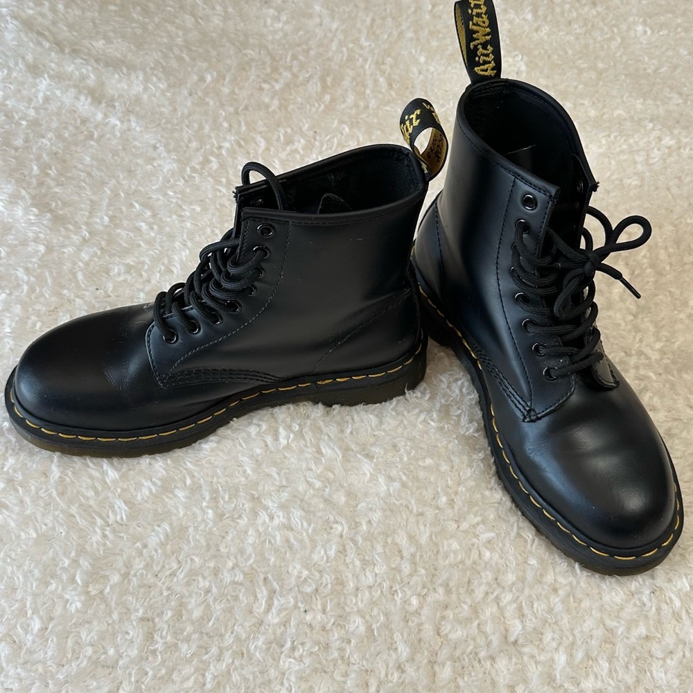 Dr. Martens Black Leather Boots